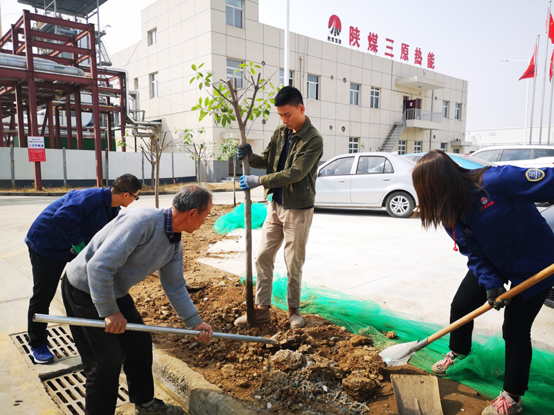 三原新型热能公司：开展“共筑生态文明之基 同走绿色生长之路”主题党日运动